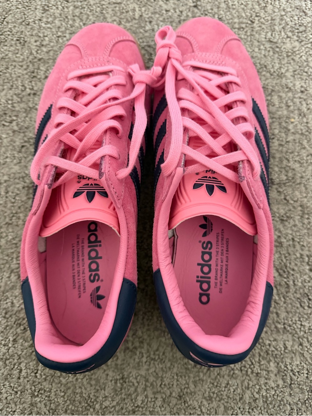Adidas Gazelle Sneakers Bliss Pink Dark Blue - Picture 6 of 7